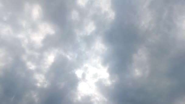 Wolkenloser Himmel Zeitraffer — Stockvideo