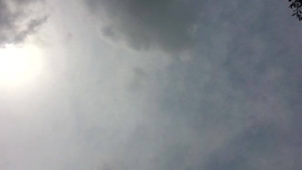 Weiße Wolken Himmel Zeitraffer — Stockvideo