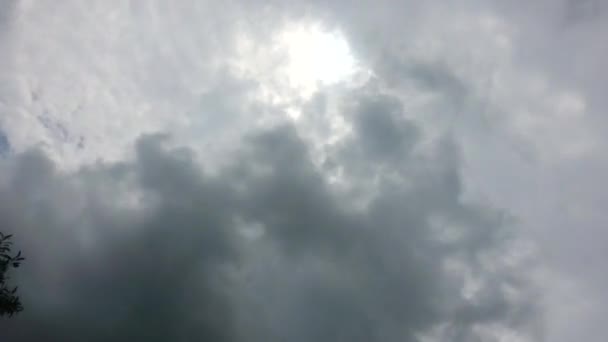 Rainy Sky Time Lapse — стоковое видео