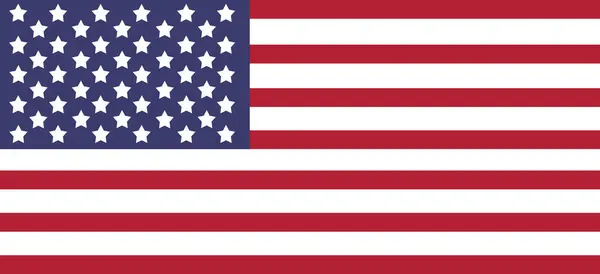 National United Utet America Genaue Farben Und Proportionen Eps10 Vektor — Stockvektor