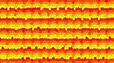 Soyut Kırmızı-Sarı boyalı cam geometrik desen arkaplanı