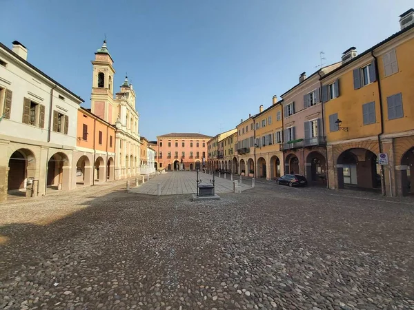Guastalla Reggio Emilia Italia Piazza Mazzini Con Palacio Ducal Catedral —  Fotos de Stock