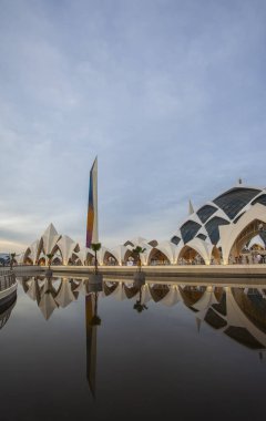 Al Jabbar great mosque of West Java, a brand new mosque, one of the biggest mosque in West Java, a landmark and icon of West Java Province. Located in Bandung.