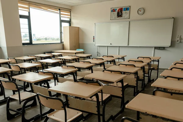 stock image Classroom in background without ,No student or teacher . modern classroom environment. High quality photo