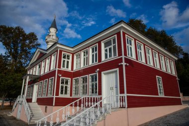 İstanbul 'un Uskudar ilçesindeki Kuleli Mahallesi' ndeki Kaymak Moustafa Paşa Camii. Yüksek kalite fotoğraf