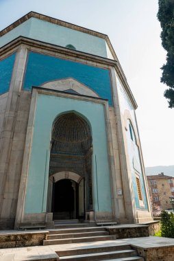 Yeşil Mezar manzaralı. Yeşil Mezar -Yesil Türbe- beşinci Osmanlı Sultanının mozolesidir. Yüksek kalite fotoğraf