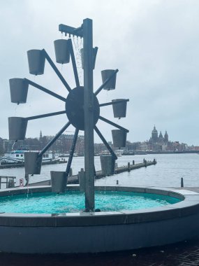 Nemo Bilim Müzesi, Amsterdam, Çocuk Bilim Eğitim Müzesi. Yüksek kalite fotoğraf