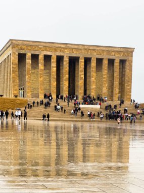 Türkiye Cumhuriyeti kurucu lideri Mustafa Kemal Atatürk 'ün Ankara' daki mozolesi, 10 Kasım, 29 Ekim . 