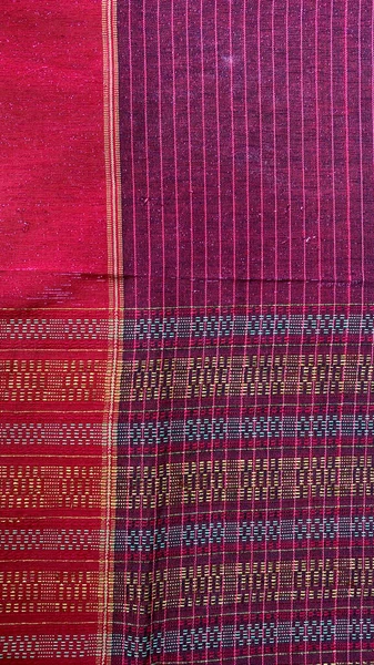 インドネシアの伝統柄の生地の質感 ウロス と呼ばれるインドネシア文化の伝統的なバタック族の織物 — ストック写真