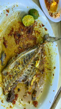 Lezzetli Asya yemeklerinin yakın görüntüsü