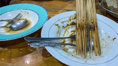 Lezzetli yiyeceklerin yakın görüntüsü