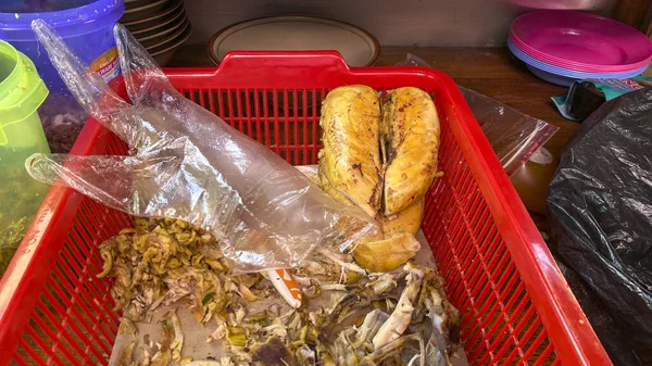 Bolsas Plástico Con Verduras Supermercado —  Fotos de Stock