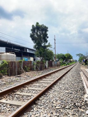 Tayland 'daki tren yolu.