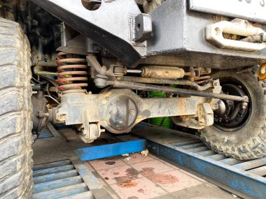 Araba tekerleği, kapat.