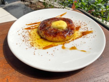 Breakfast pancake made from fermented cassava or called 