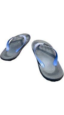 ıslak fiske - terlik, beyaz arkaplanda izole