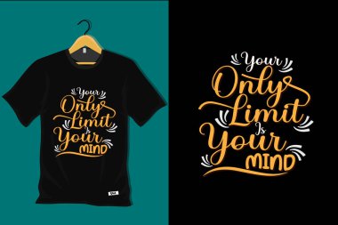 Tek Sınırı Zihin Tişörtün Tasarımı