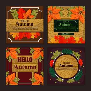 Merhaba Sonbahar Festivali Sosyal Medya Posta Şablonu