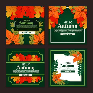 Merhaba Sonbahar Festivali Sosyal Medya Posta Şablonu