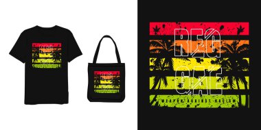 Irkçılığa karşı reggae silahı, kırmızı sarı, yeşil, modern, basit tarzda.