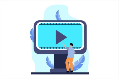 Pazarlama Düz Tasarım İllüstrasyonu