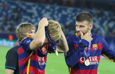 La Liga kulübü Barcelona Gerard Pique 'de forma giyen İspanyol profesyonel futbolcu.