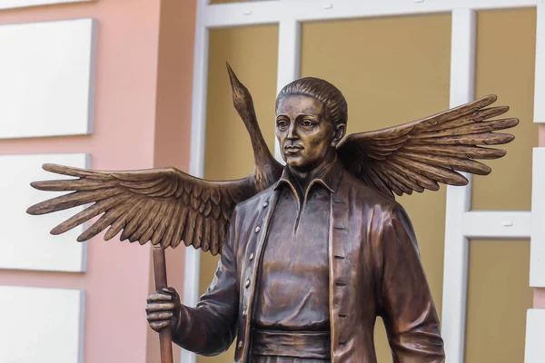 Poltava Ukraine Απριλιου 2023 Μνημείο Του Ουκρανού Ποιητή Και Φιλόσοφου — Φωτογραφία Αρχείου