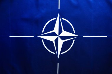 NATO (Kuzey Atlantik Antlaşma Örgütü) askeri örgütünün bayrağı) 