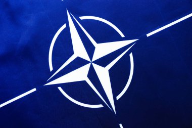NATO (Kuzey Atlantik Antlaşma Örgütü) askeri örgütünün bayrağı) 