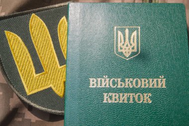 Ukrayna 'da askeri bilet (askeri belge)