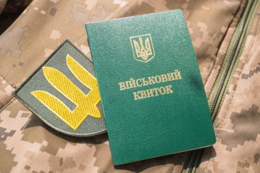 Ukrayna 'da askeri bilet (askeri belge)