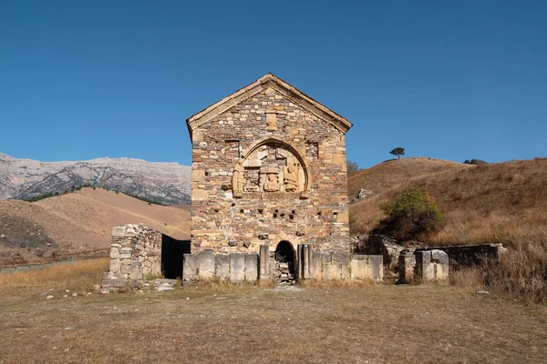 Ναός Tkhaba Yerdy Είναι Αρχαιότερος Ναός Στην Ινγκουσετία Royalty Free Εικόνες Αρχείου