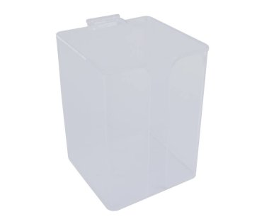 dispensador cuadrado de acrilico con tapa 