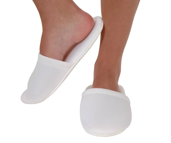 pantufla rigida acolchonada renk blanca 