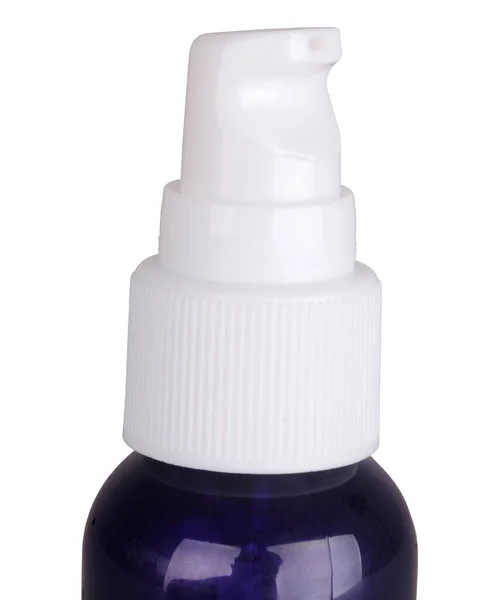 Dosificador Botella Colore Blanco Para Uso Spa — Foto Stock