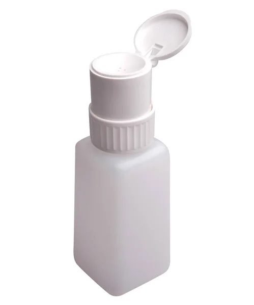 Frasco Plastico Con Pompa Con Dosificador — Foto Stock