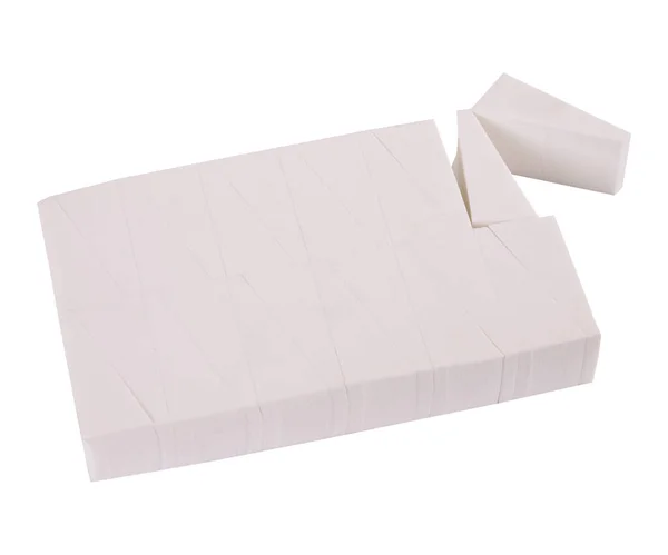 esponja de latex triangulo renk blanco para maquillaje 
