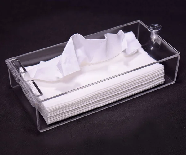 DİPENSADOR DE ACRILICO DE KLEENEX RANSPARTE.