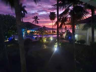 Eye catching scenery of a resort situated in the island of Grenada, Caribbean.