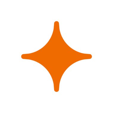 Beyaz Arkaplanda Altın Yıldız Simgesi Doldurulmuş Vektör Düz. 