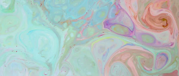 stock image Abstract fluid art background with pastel muted colors. Multicolored liquid surface