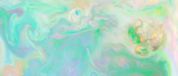 Hareket Halindeki Turkuaz Renk Dalgalarıyla Gerçeküstü Desenler Renkli Arkaplan — Stok fotoğraf