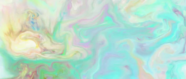 Pastelové Barvy Abstraktní Pozadí Barevné Skvrny Tekutém Povrchu Psychedelický Vzorec — Stock fotografie