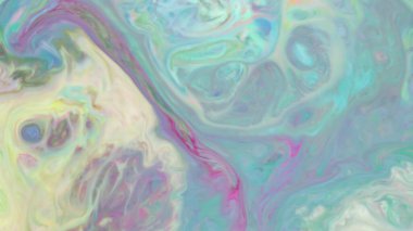 Soyut akışkan sanat arkaplanı ve soluk renkler. Çok renkli sıvı yüzey