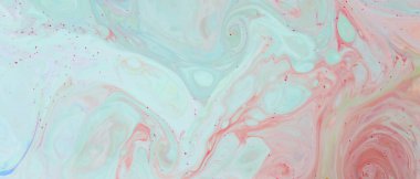 Soyut akışkan sanat arkaplanı ve soluk renkler. Çok renkli sıvı yüzey