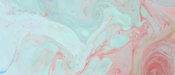 Abstrakte Flüssige Kunst Hintergrund Mit Pastelltönen Bunte Flüssigkeitsoberfläche — Stockfoto