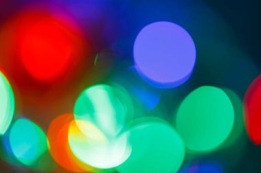 Soyut renkli bokeh arkaplanı. Bulanık renkli gölgeler. Odaklanmamış