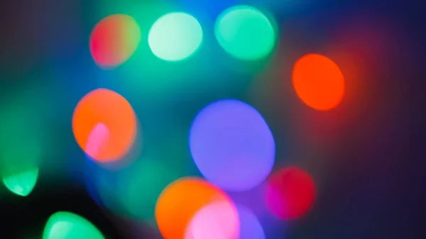 Bokeh Blur Background Blurred Light Christmas New Year Holidays Background — Stock Photo, Image