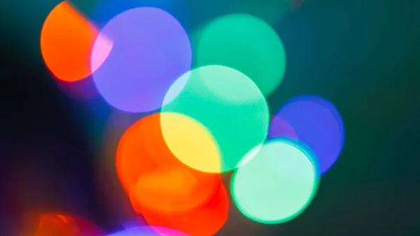 Abstract Colorful Bokeh Background Blurred Colored Highlights Defocused — Stock Photo, Image