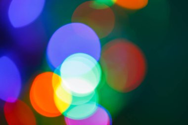 Soyut renkli bokeh arkaplanı. Bulanık renkli gölgeler. Odaklanmamış